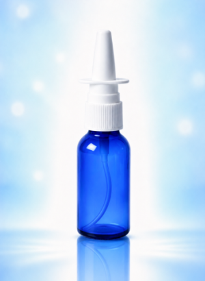 Flacon spray nasal plastique bleu 30 ml